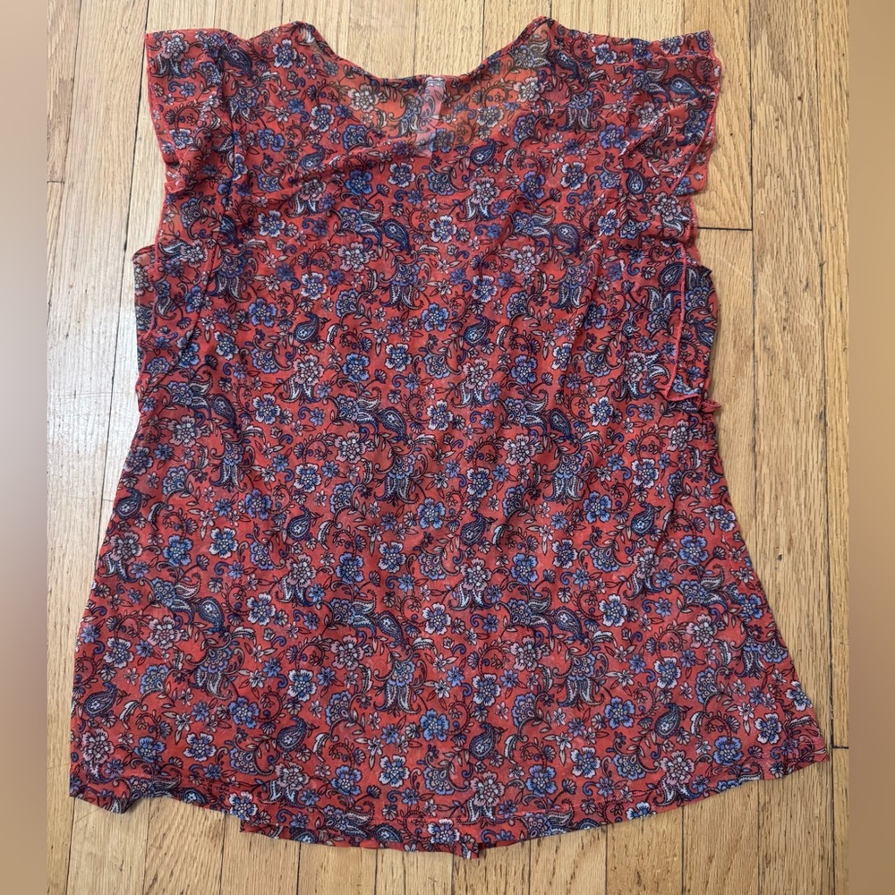 PerSeption Concept Sheer Floral Blouse - Picture 5 of 5